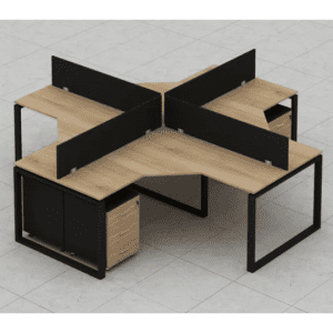 Queen 4-Person Workstation Table